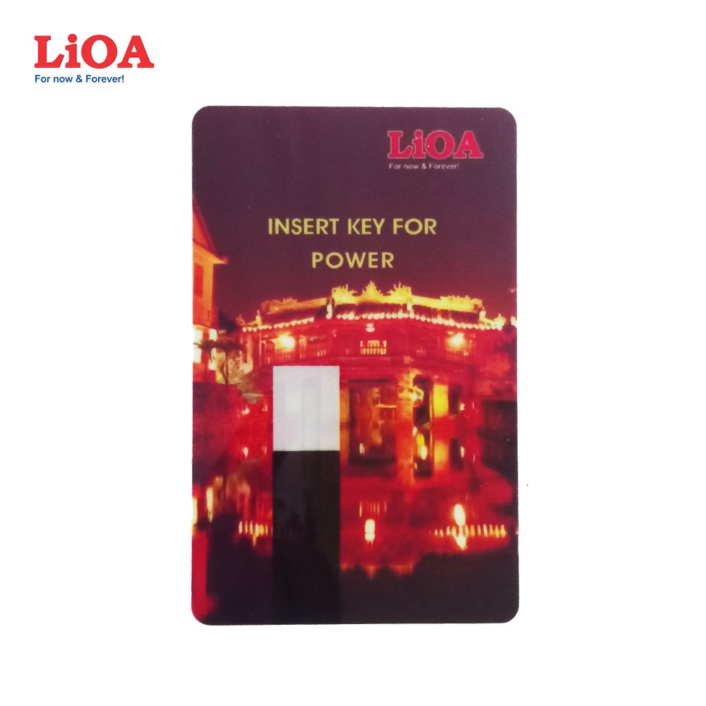 Bộ công tắc ngắt điện dùng chìa khóa thẻ LiOA 30A - Dùng cho nhà nghỉ, khách sạn