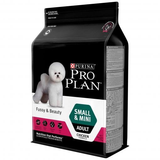 2.5kg hạt khô cho chó kén ăn &amp; đẹp lông Purina ProPlan adult dog small and mini Fussy and Beauty