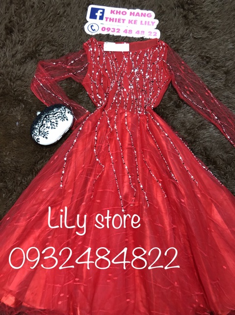 ẢNH VÀ VIDEO THẬT 1000%   Đầm xoè kết đá