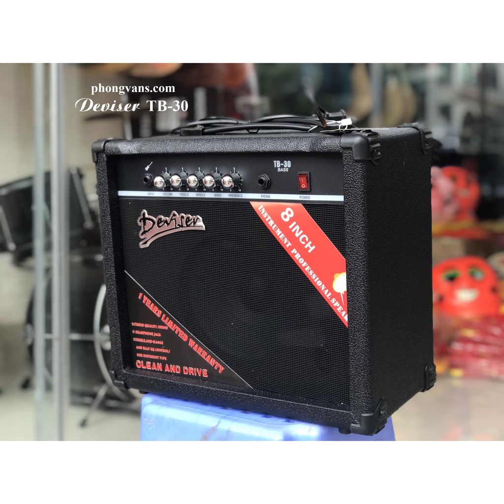 Ampli guitar điện bass Deviser TB-30