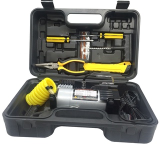 Máy bơm xe hơi mini 12V Bơm lốp ô tô xe máy nhỏ gọn