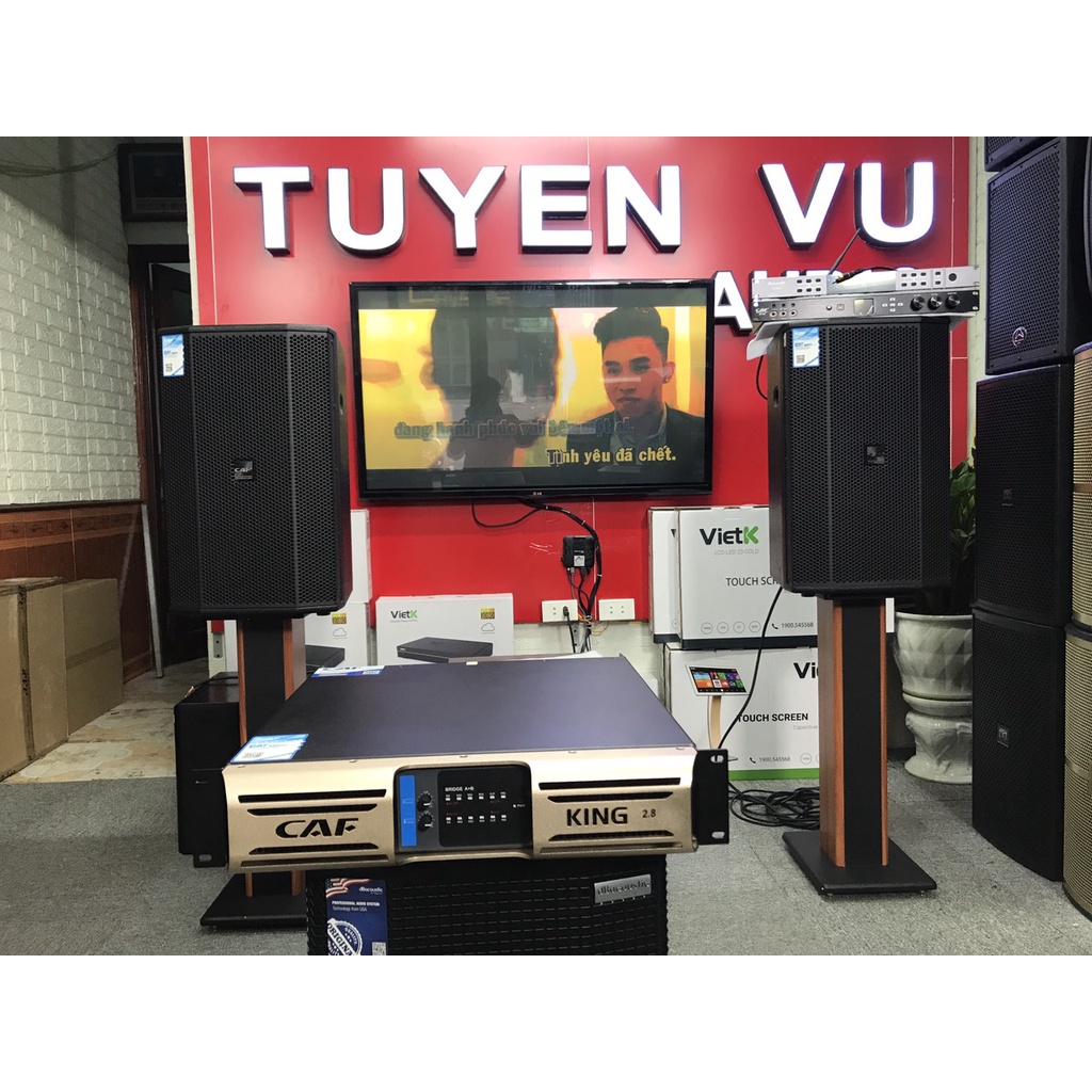 Cục đẩy công suất CAF CAF KING 2.8 là trợ thủ đắc lực của một dàn karaoke chuyên nghiệp