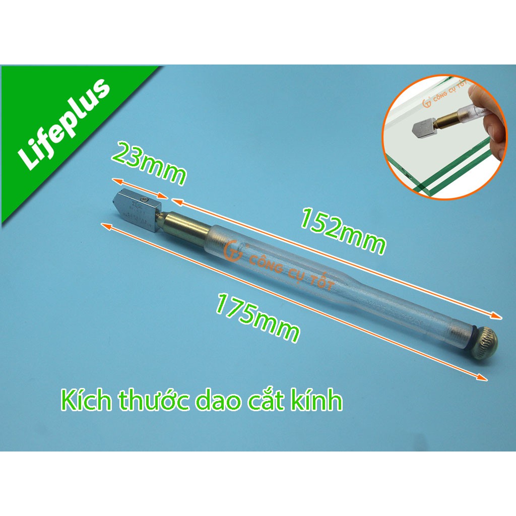 Dao cắt kính Nhật vỉ đỏ NS051 kèm tra dầu