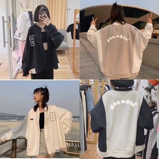 [SIÊU HOT] Áo khoác bomber nam nữ chất nỉ - Áo khoác phản quang BOMBER B (Sỉ từ 5sp bất kì)