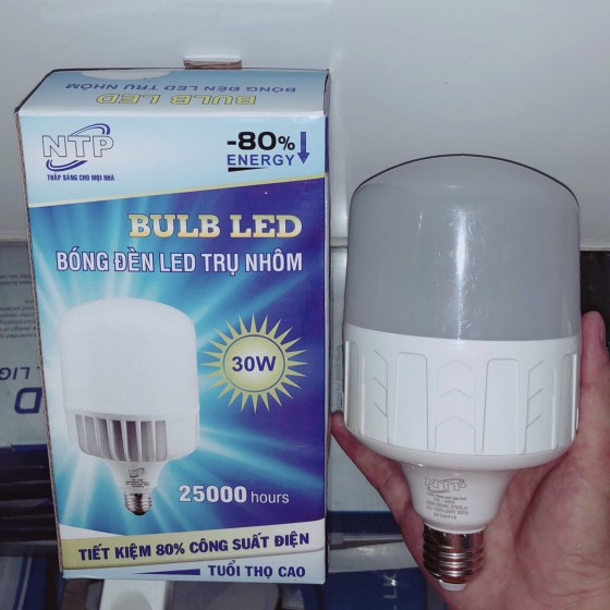 Bóng Đèn LED Kẹp Bình Ắc Quy 12V - 24V DC 7W / 9W /12W Rạng Đông, ChipLED Samsung