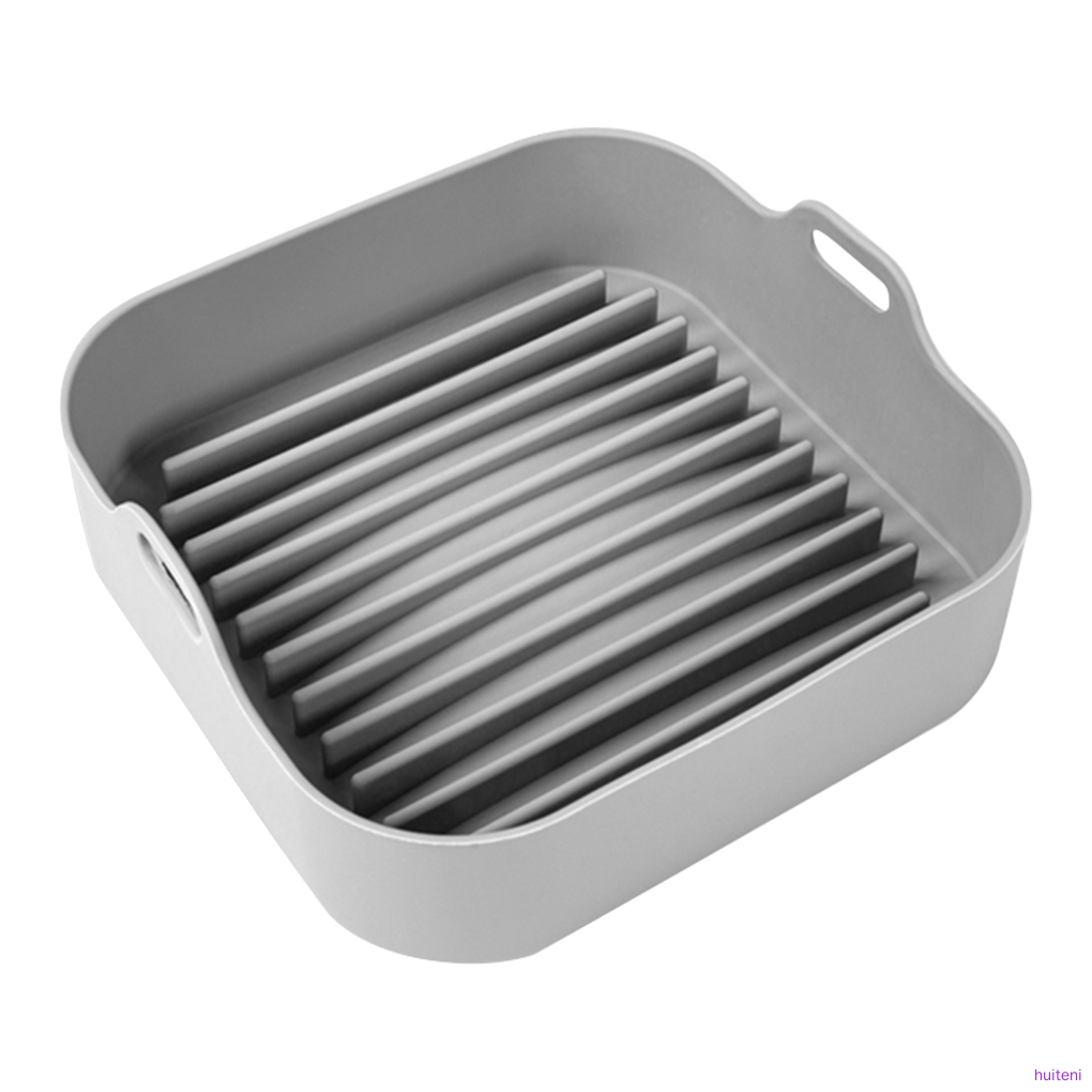 Khay Chịu Nhiệt Bằng Silicone Dùng Để Làm Bánh Nướng Thịt Cho Máy Chiên Không Dầu