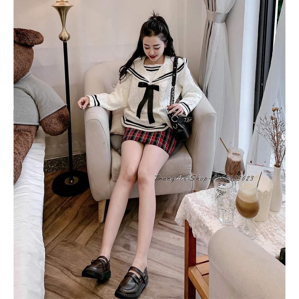[2 MÀU - CÓ SẴN] Giày đế bằng ulzzang oxford nữ dáng LOLITA nhật bản búp bê trẻ trung cute đơn giản màu đen/nâu đẹp xinh | BigBuy360 - bigbuy360.vn