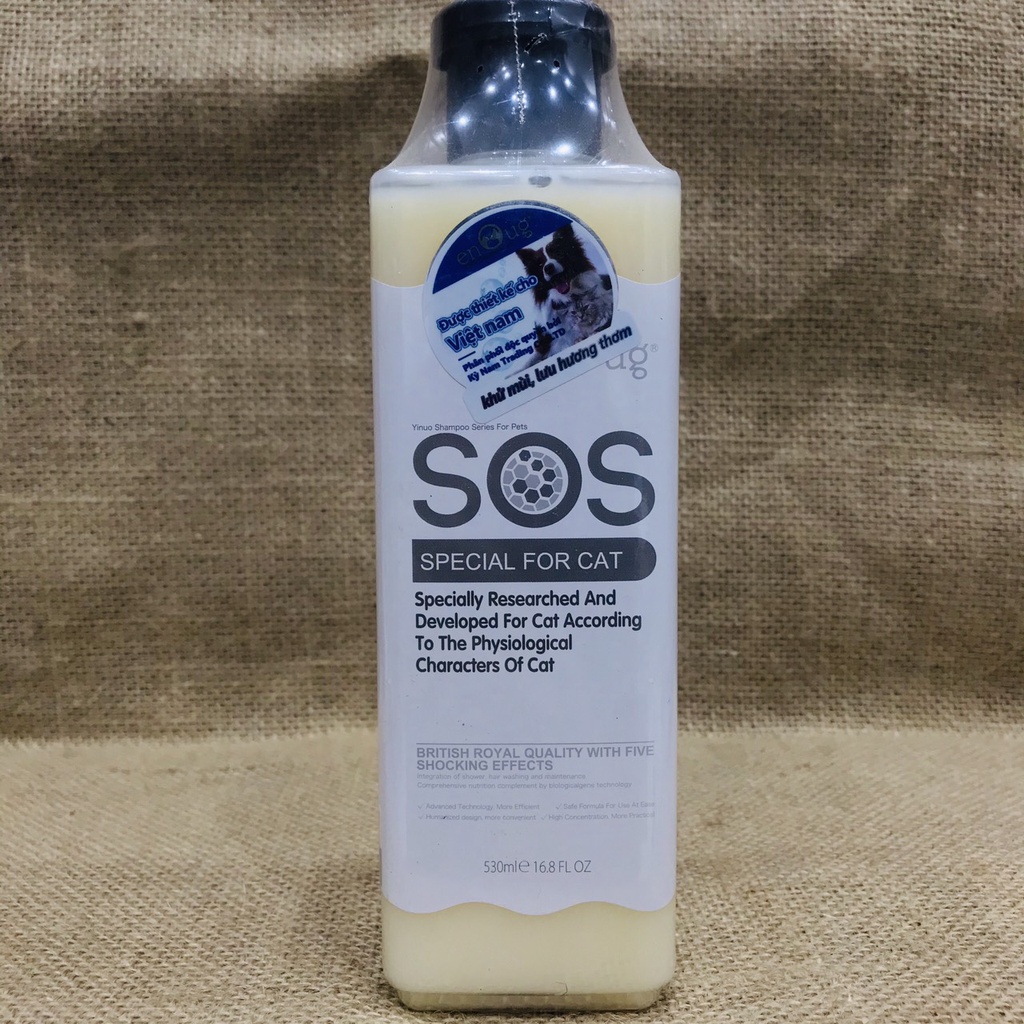 Sữa Tắm SOS 530ml Dành Riêng Cho Mèo