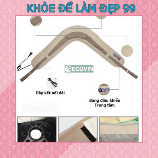 [Freeship] Máy Đấm Lưng Xoa Bóp Bấm Huyệt Massage Nhật Bản [Hàng Chính Hãng]