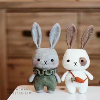 [DIY] Hướng dẫn móc thỏ len handmade - bản tiếng Việt