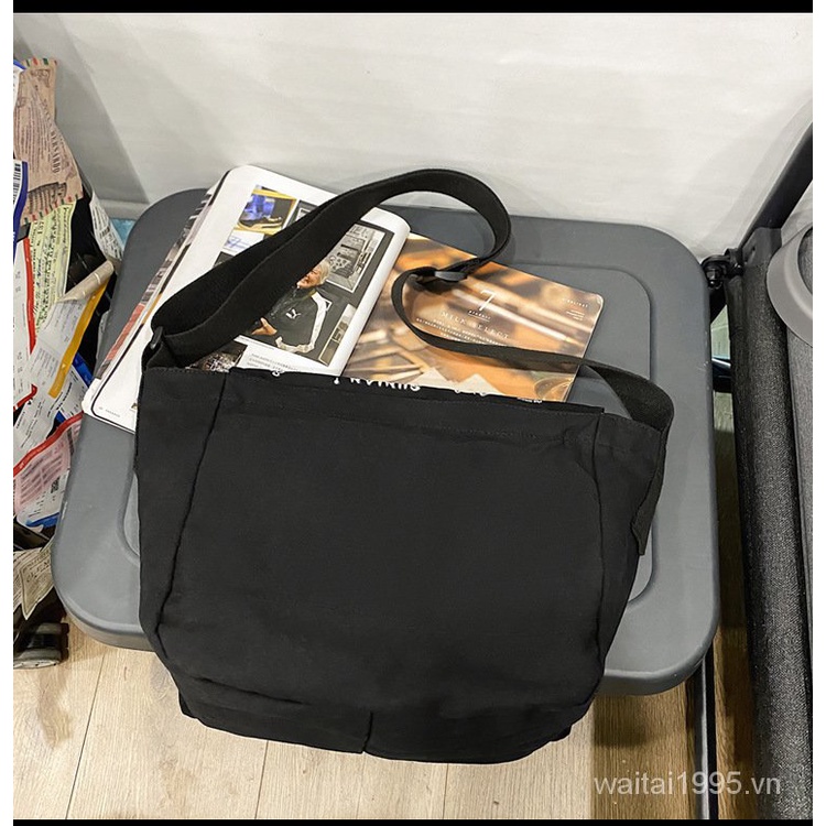 Túi Đeo Chéo Vai Bằng Nylon Thời Trang Đường Phố Nhật Bản Dành Cho Bạn Nữ