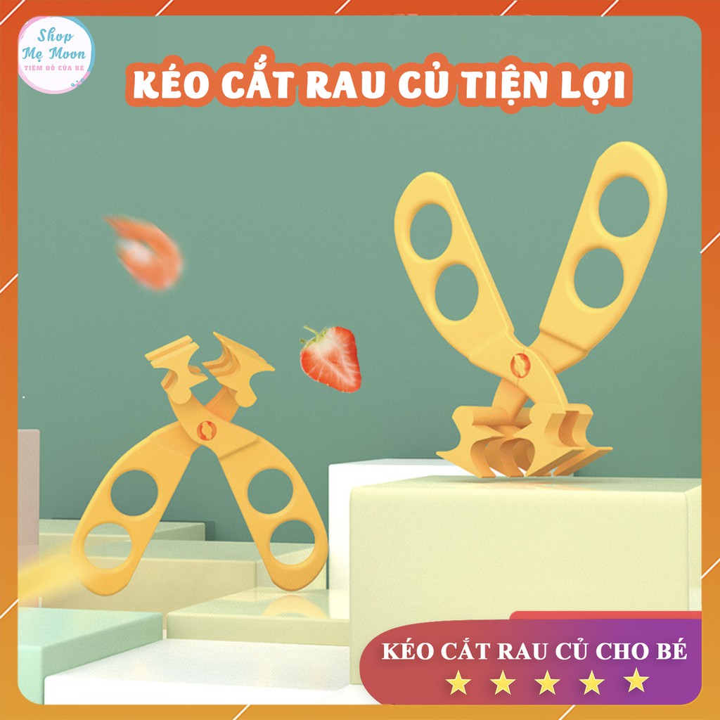 Kéo Cắt Đồ Ăn Dặm Cho Bé