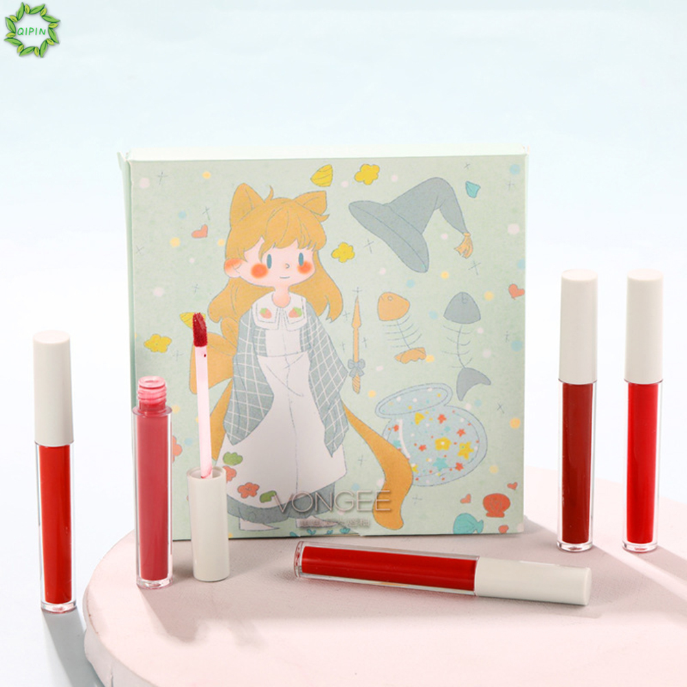 [Hàng mới về] Set Son Kem Lì Mịn Mượt Như Nhung Kháng Nước 5 Màu Tùy Chọn | BigBuy360 - bigbuy360.vn