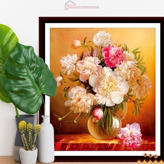 Tranh đính đá bình hoa nghệ thuật VS075