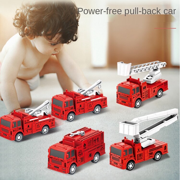 1 Xe Cứu Hỏa Đồ Chơi Mini Cho Bé