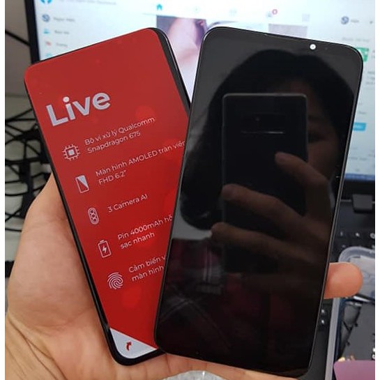 Màn Vsmart Live bóc máy đẹp như new