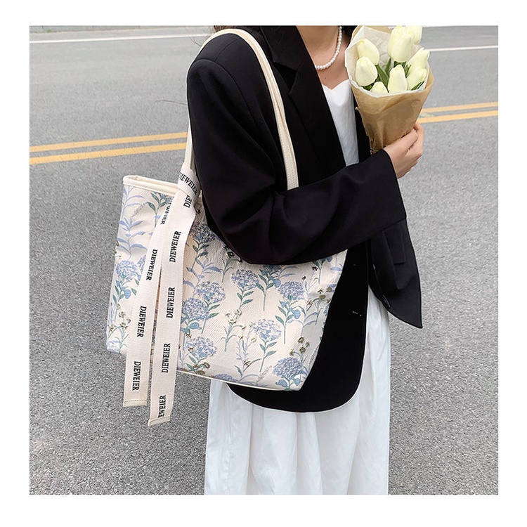 HAPPY HOMLIV Túi Tote Đeo Vai Thời Trang Mùa Hè Chất Lượng Cao Dành Cho Nữ
