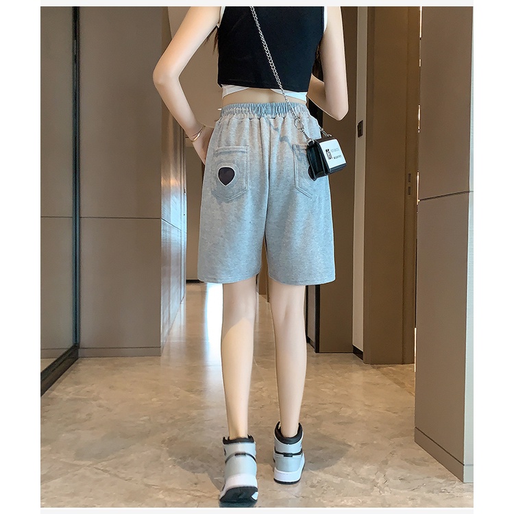 Quần Đùi Unisex TÚI HEART Form Rộng Chất Thun Cotton Mịn Mát_VIETSTAR