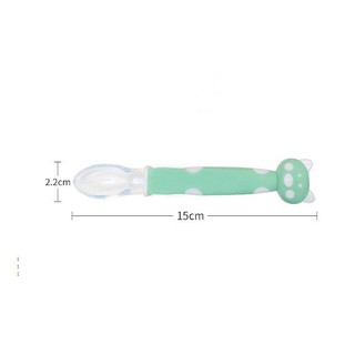 Thìa Silicon Siêu Mềm Cho Bé Tập Ăn Dặm