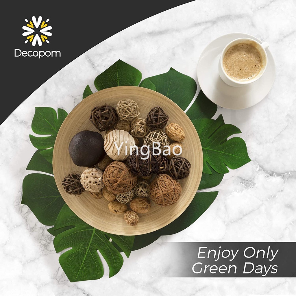 Set 5 Lá Cọ Nhân Tạo Trang Trí Nhà Cửa / Tiệc Cưới