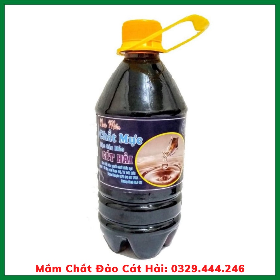 Nước mắm Chắt Mực Cát Hải (0,5 lít)