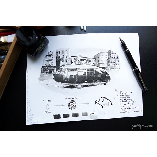- Mực Kháng Nước Dành Cho Bút Máy PLATINUM CARBON INK