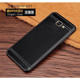 Dành Cho Samsung Galaxy A7 2017, Ốp điện thoại Bảo Vệ Họa Tiết Da Lychee Chống Trơn Trượt Sang Trọng Cho Samsung Galaxy A7 2017