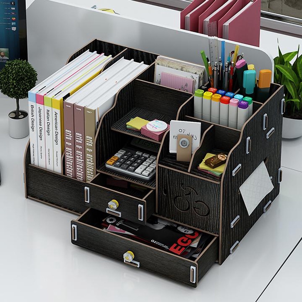 Kệ sách gỗ để bàn VP03