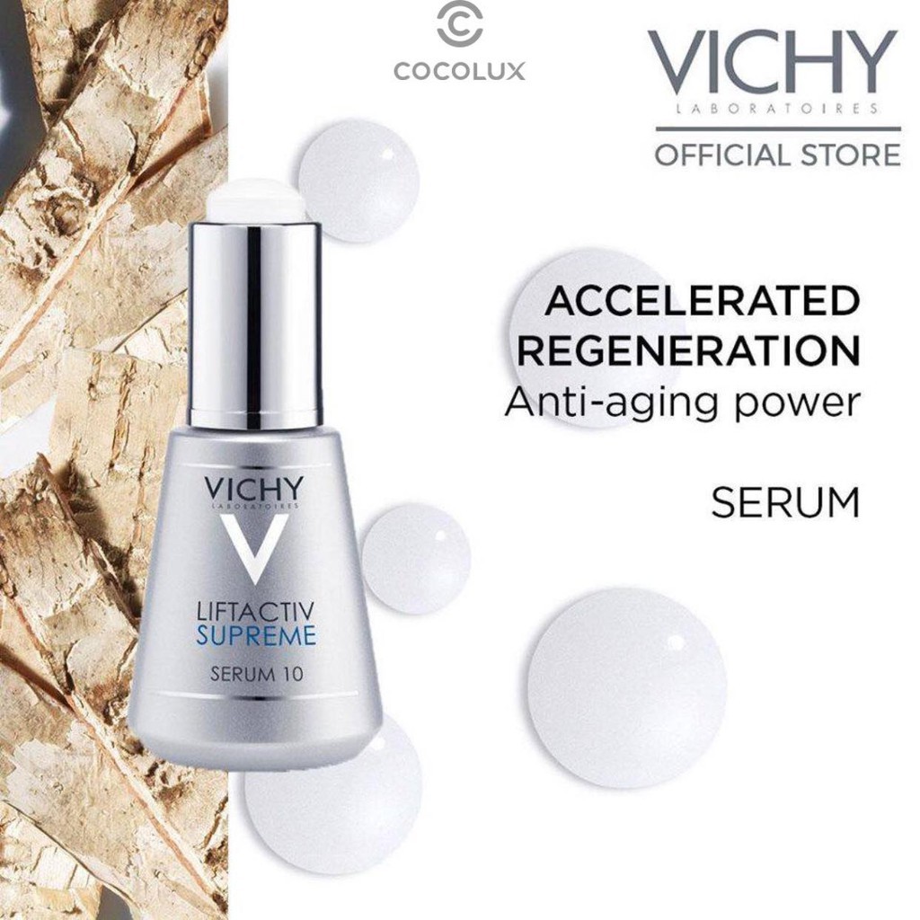 [AUTH] [Công Ty, Tem Phụ] Serum Vichy Liftactiv Supreme ngăn ngừa 10 dấu hiệu lão hóa & săn chắc da [COCOLUX]