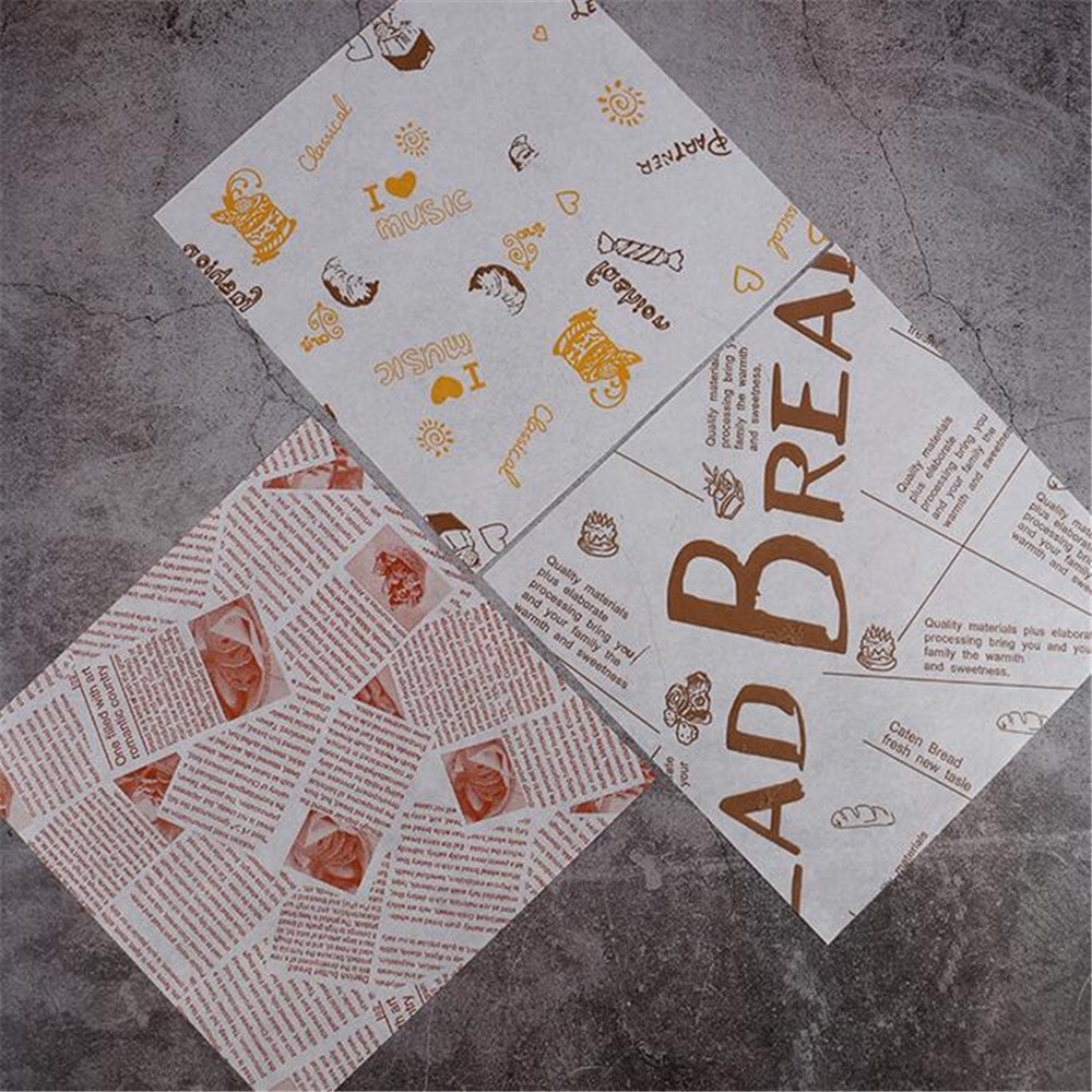 Giấy nướng bánh chống dầu mỡ 18x18cm sử dụng tiện lợi