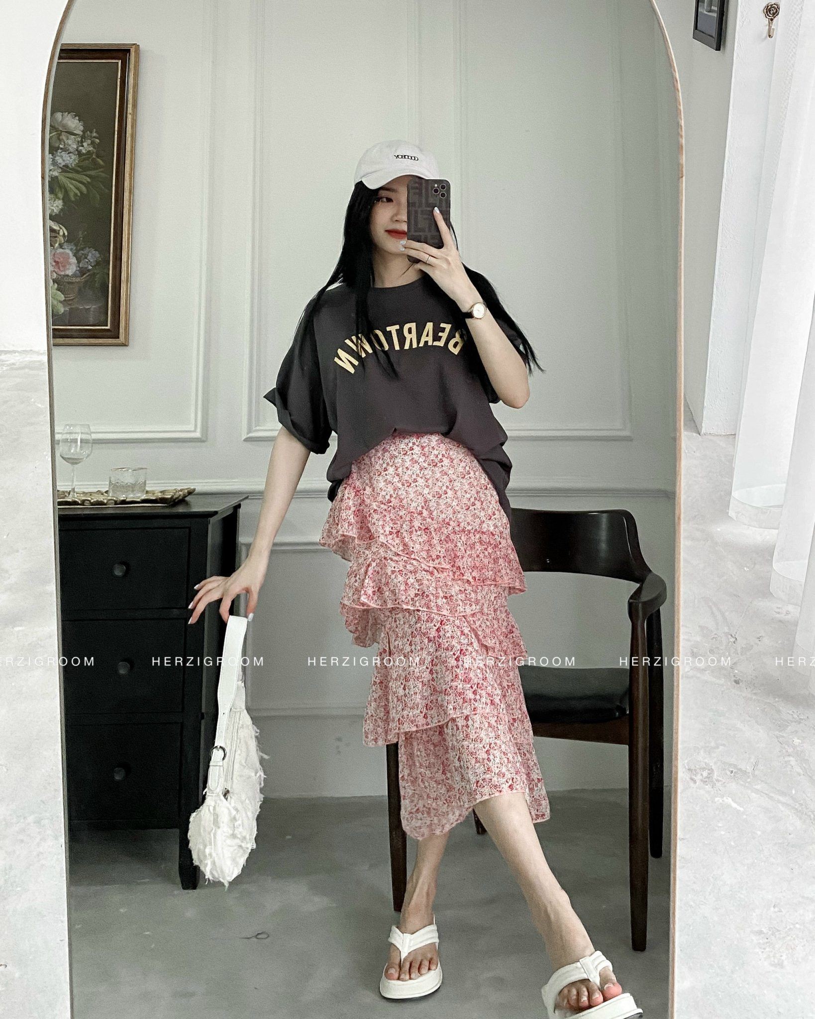 Chân váy voan tầng dáng dài - Q1325 | BigBuy360 - bigbuy360.vn