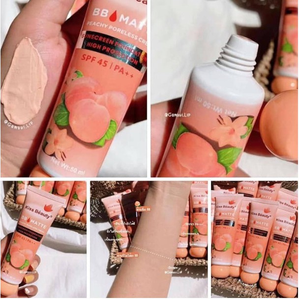 Kem Nền Che Khuyết Điểm Chống Nắng SPF 45/PA+++ Kiss Beauty Pore BB Matte | BigBuy360 - bigbuy360.vn