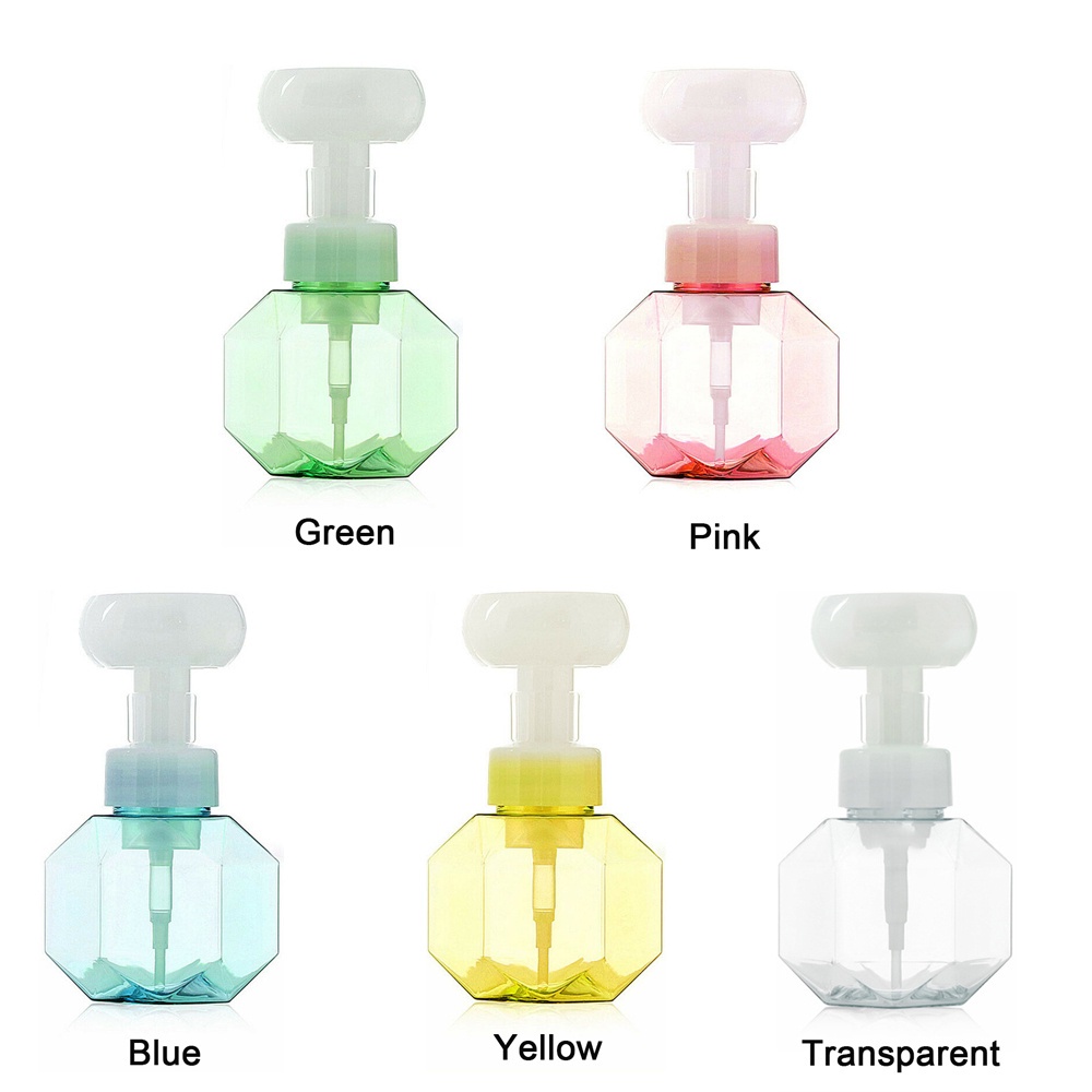 Chai nhựa đựng xà phòng dạng lỏng trong suốt 300ml MIHAN1