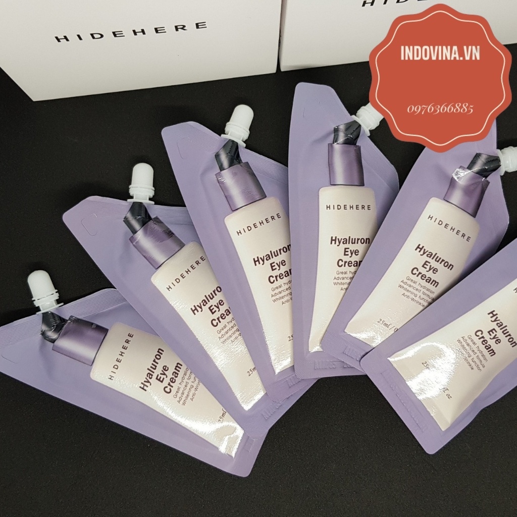 Kem Chống Nhăn Vùng Mắt 💓Mỹ Phẩm Hàn Quốc HIDEHERE Hyaluron Eye Cream Giúp Da Căng Mọng Tự Nhiên Siêu Cấp Ẩm An Toàn | BigBuy360 - bigbuy360.vn