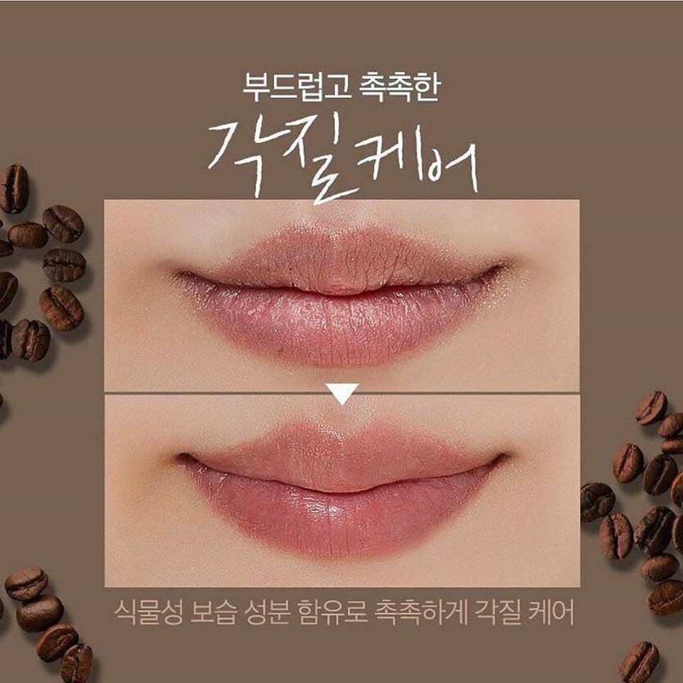 SON TẨY TẾ BÀO CHẾT MÔI CHIẾT XUẤT TỪ HẠT CÀ PHÊ A’PIEU COFFEE LIP SCRUB