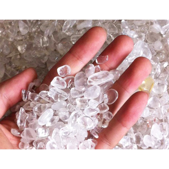 [ Hàng đẹp ] 100g Đá Vụn Thạch Anh Vật Phẩm Phong Thủy | BigBuy360 - bigbuy360.vn