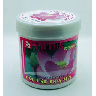 Hấp dầu, Ủ tóc Hoa sen 1000ml