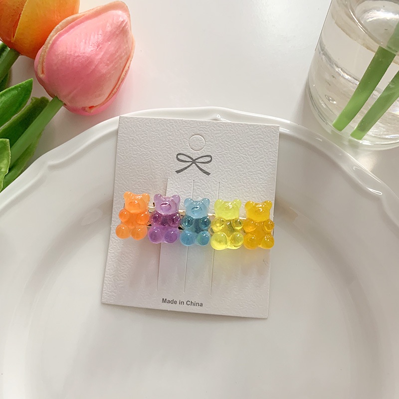 Kẹp Tóc Hình Chú Gấu Dễ Thương Cho Bé Gái