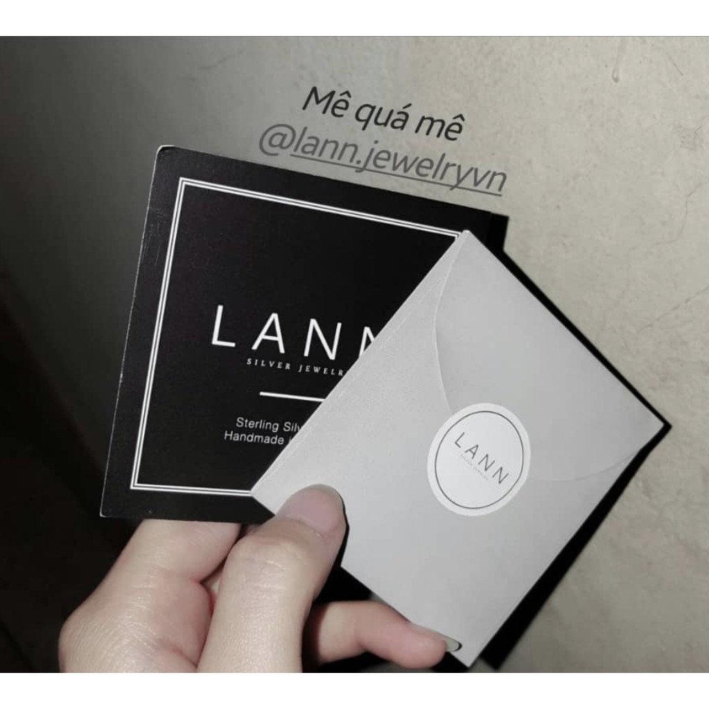 Nhẫn trơn mảnh basic một đá nhỏ BẠC S925 LANN R265