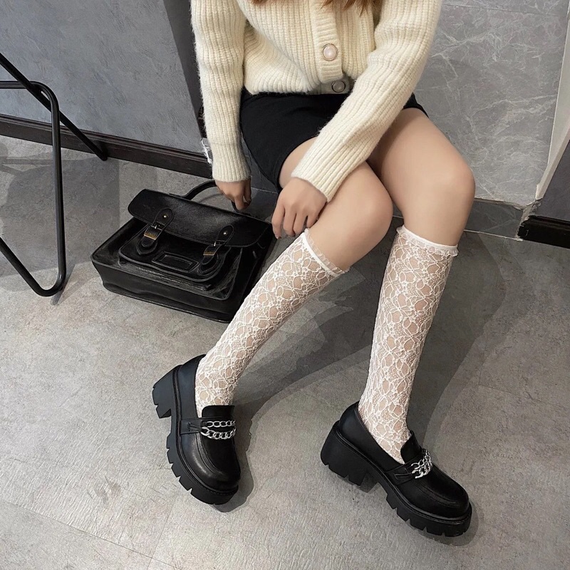 GIÀY OXFORD LOLITA XÍCH NGANG ĐẾ DÀY 6CM