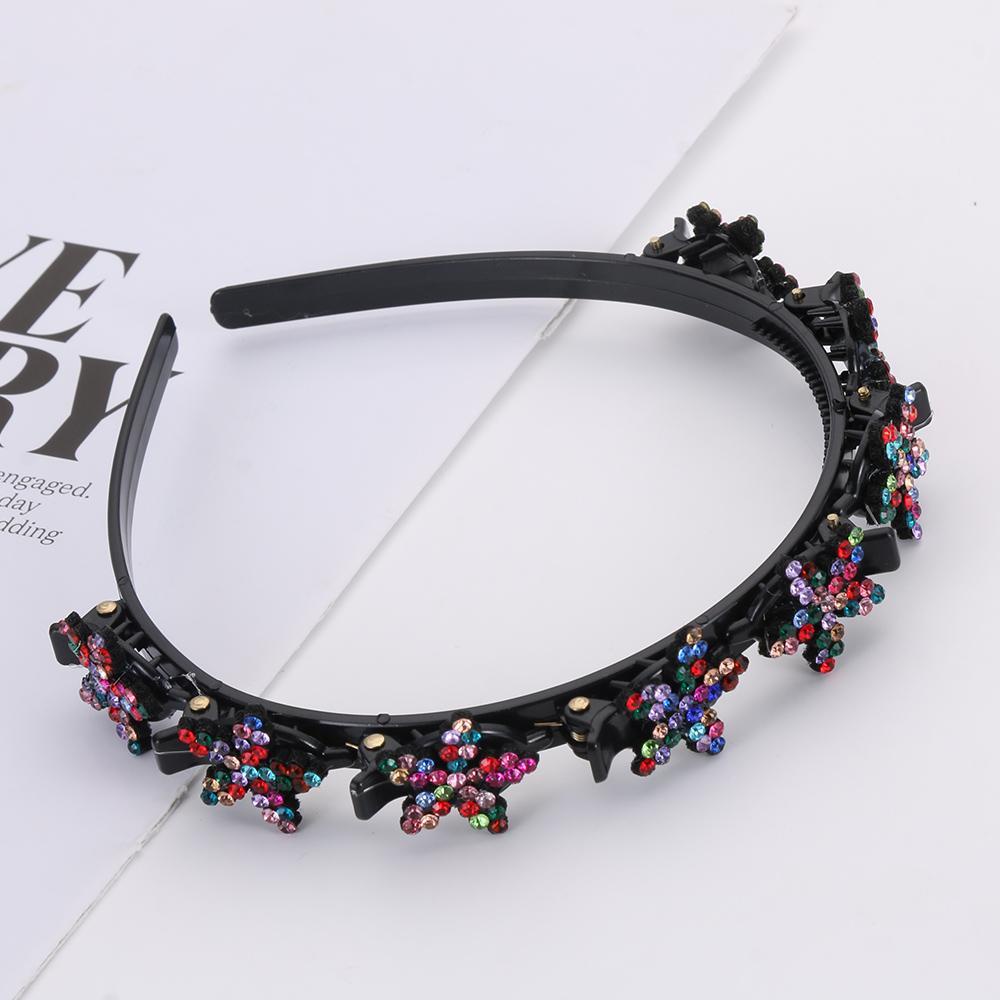 Kẹp Tóc Đơn Giản Thanh Lịch|Dây Buộc Tóc Hai Lớp Họa Tiết Hoa Xinh Xắn Cho Nữ