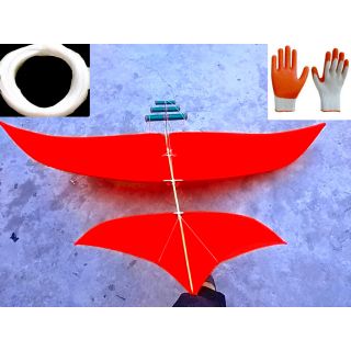 Diều lắp ghép 2m+sáo tặng gang tay và kèm dây 150m
