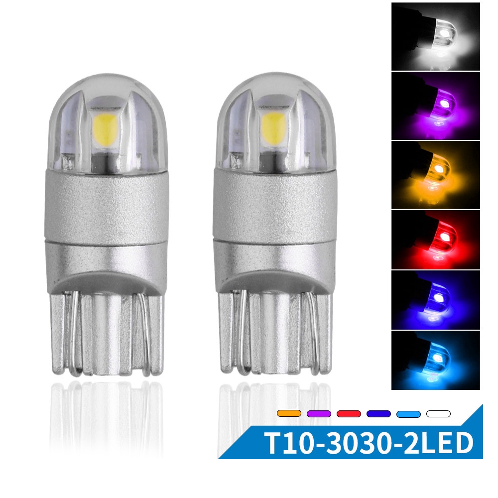 Set 10 Bóng Đèn Led T10 W5W Cho Xe Ô Tô