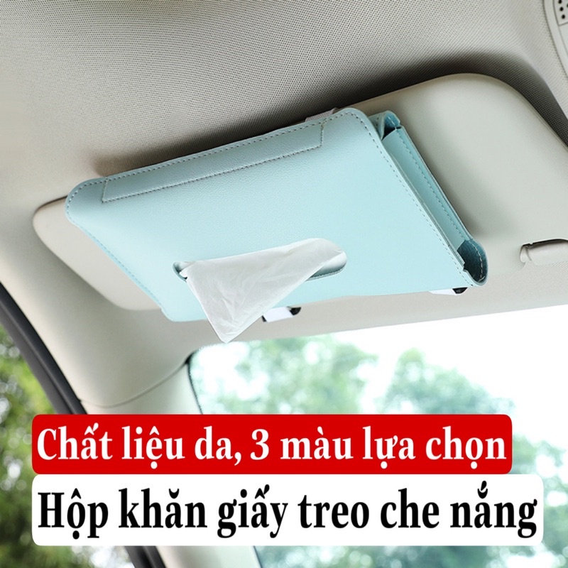 Hộp đựng khăn giấy để ô tô