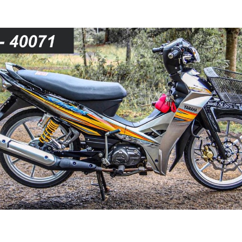 Tem Rời Sirius 110 Xám Đen