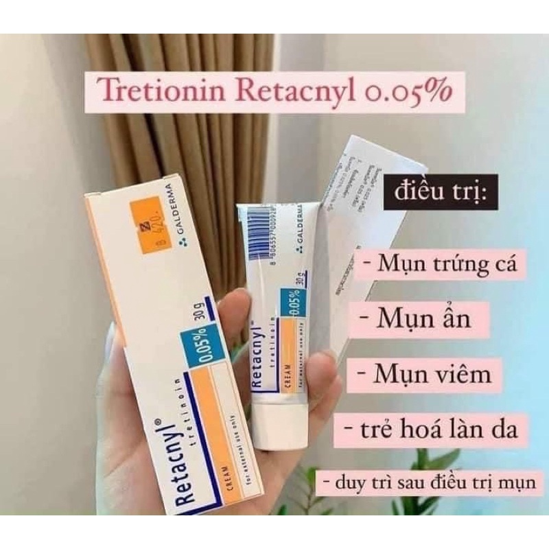 Tretinoin Retacnyl Cream 0,05 30g[Chính Hãng]