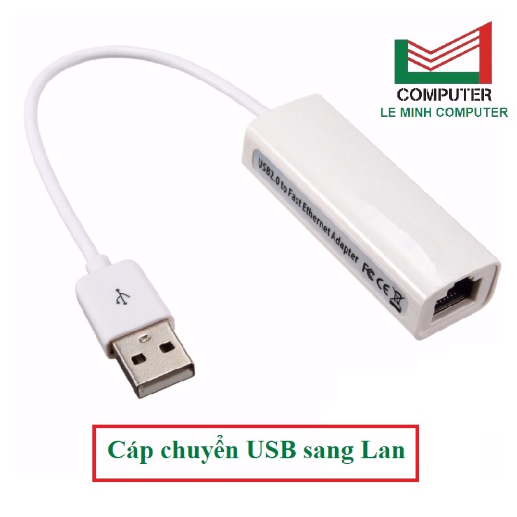 Cáp chuyển USB sang cổng LAN tốc độ 10/100Mbps GIÁ RẺ