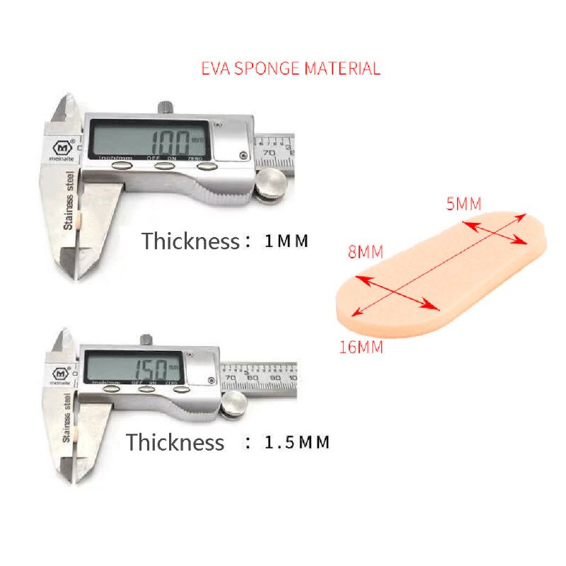 Set 12 Cặp Đệm Mũi Bằng Xốp Mềm Chống Trượt Cho Học Sinh