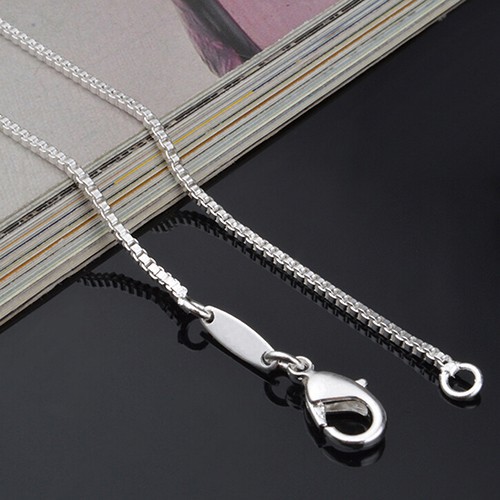 Dây Chuỗi Xích Bằng Bạc 925 1.4mm Phi Giới Tính 16&quot; 18&quot; 20&quot; 22&quot; 24&quot;