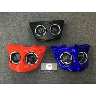 SIÊU RẺ - Mắt Cú trên Exciter 150 - U7 lốc xoáy 7 màu - Ex150 - Caoducracing